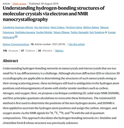 Understanding hydrogen-bonding structures of molecular crystals